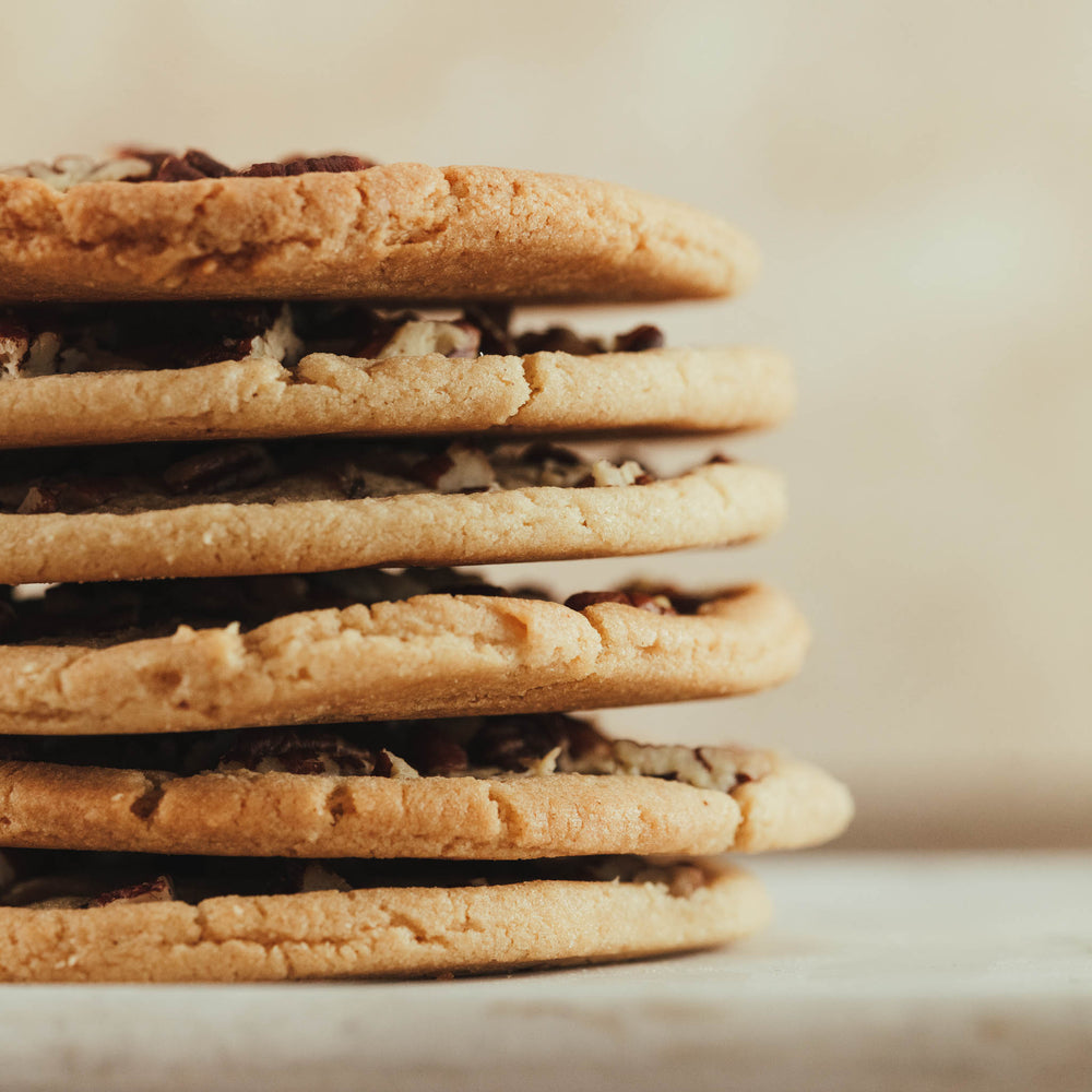 Caramel and Pecan Cookie