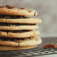 Load image into Gallery viewer, Caramel and pecan cookie, cookie by post, gifting, cookies online, caramel, cookie, pecan

