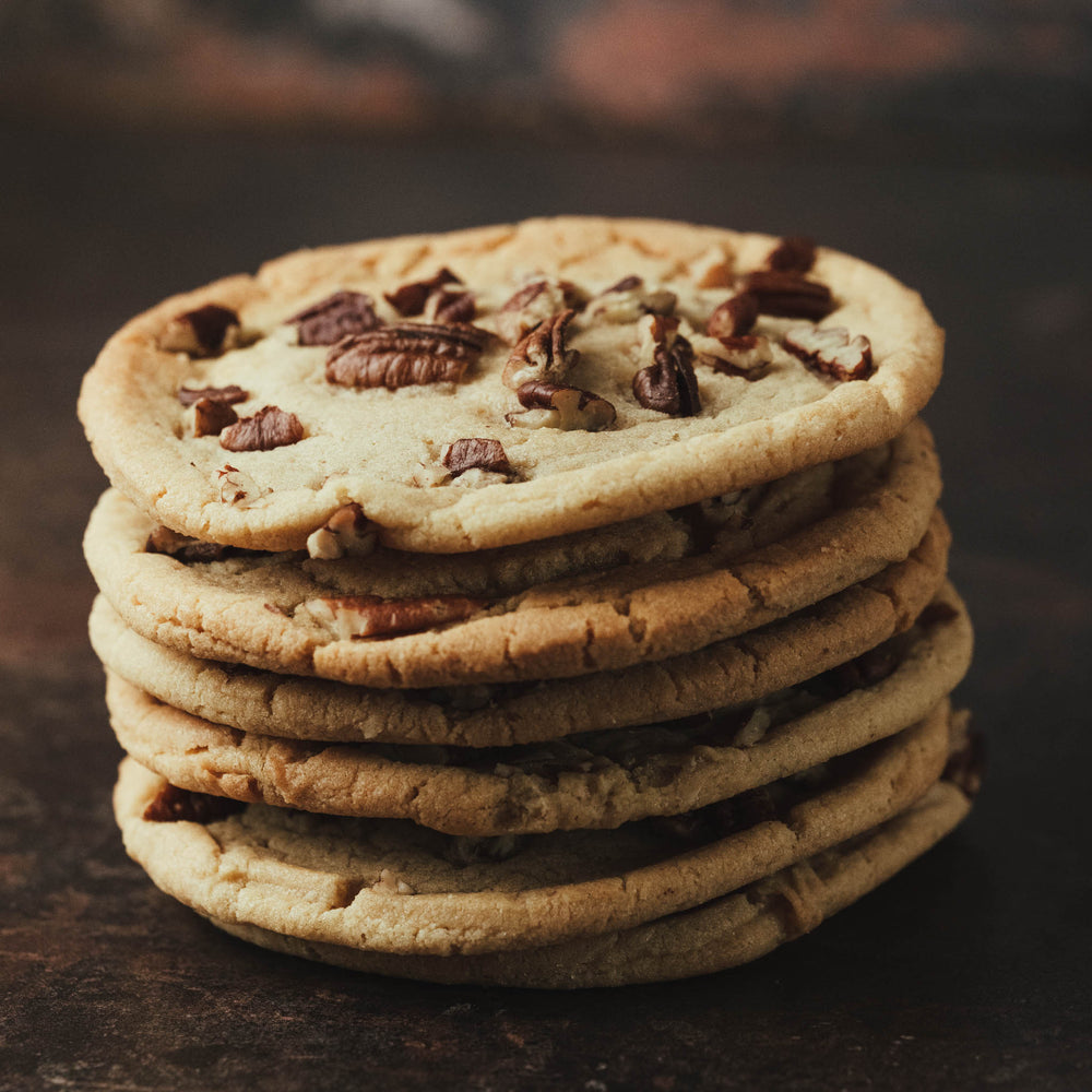 Caramel and Pecan Cookie