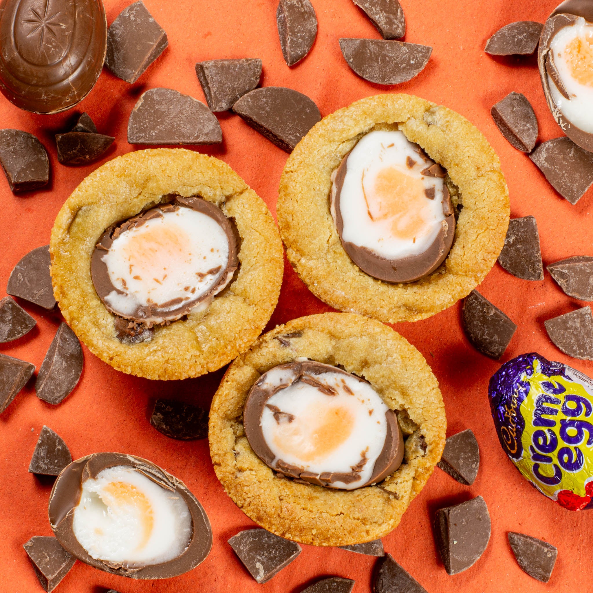 Creme Egg Cookie Cup