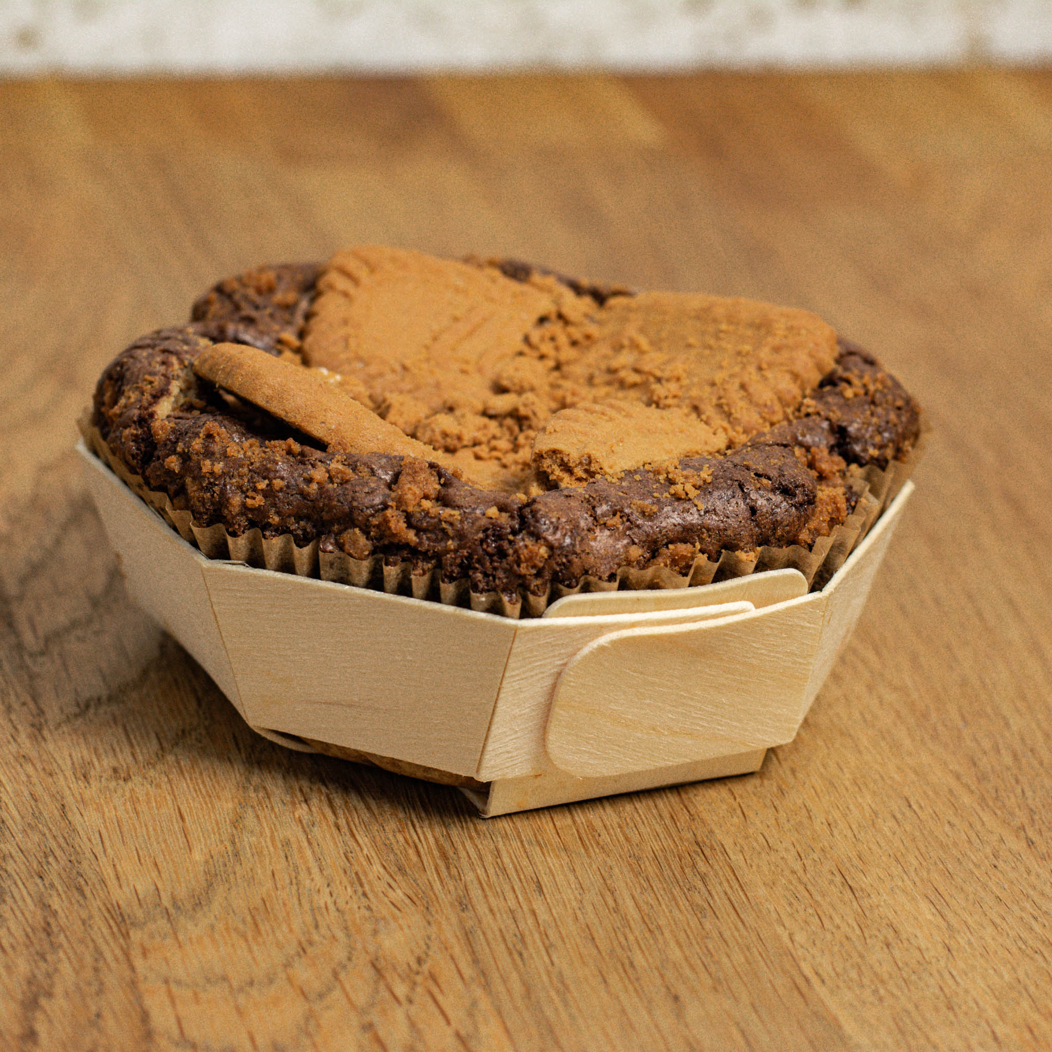 Lotus Biscoff Brookie Pie