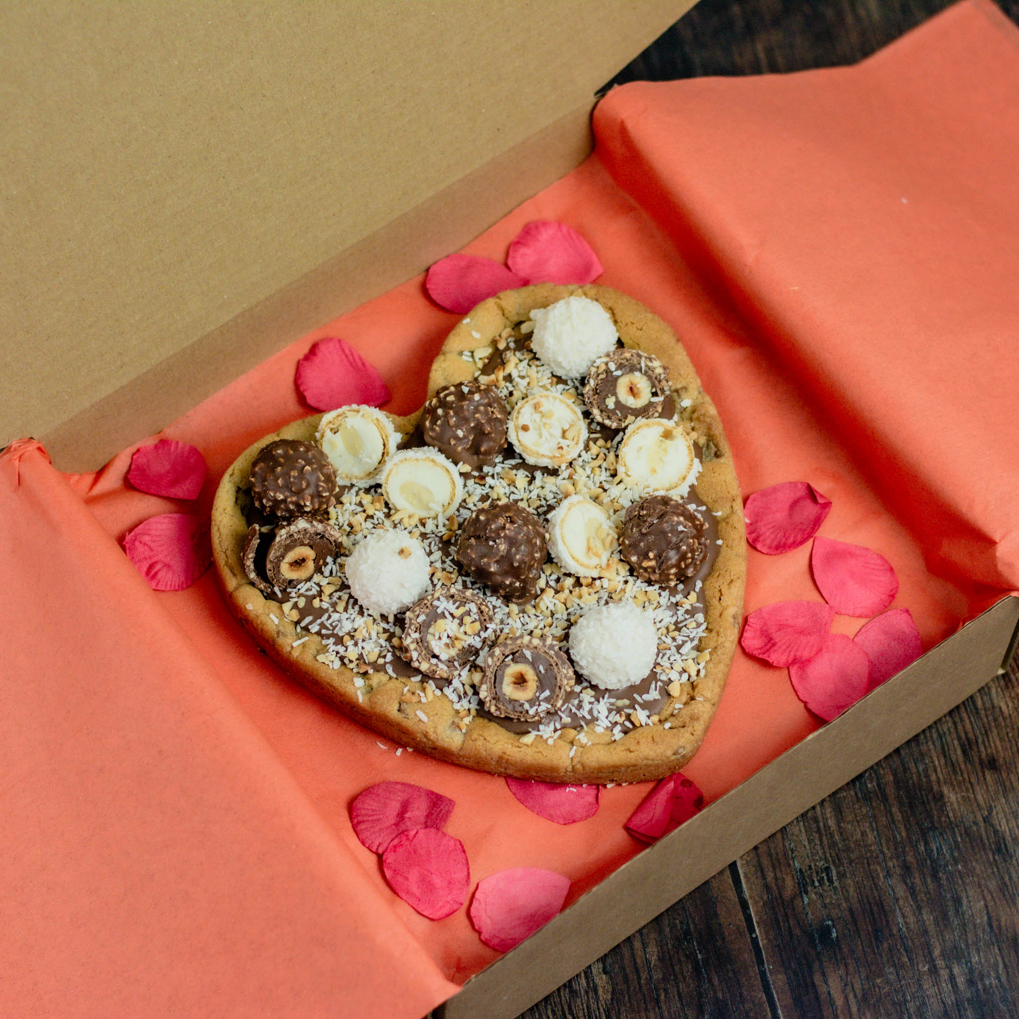 GIANT Ferrero Heart Cookie