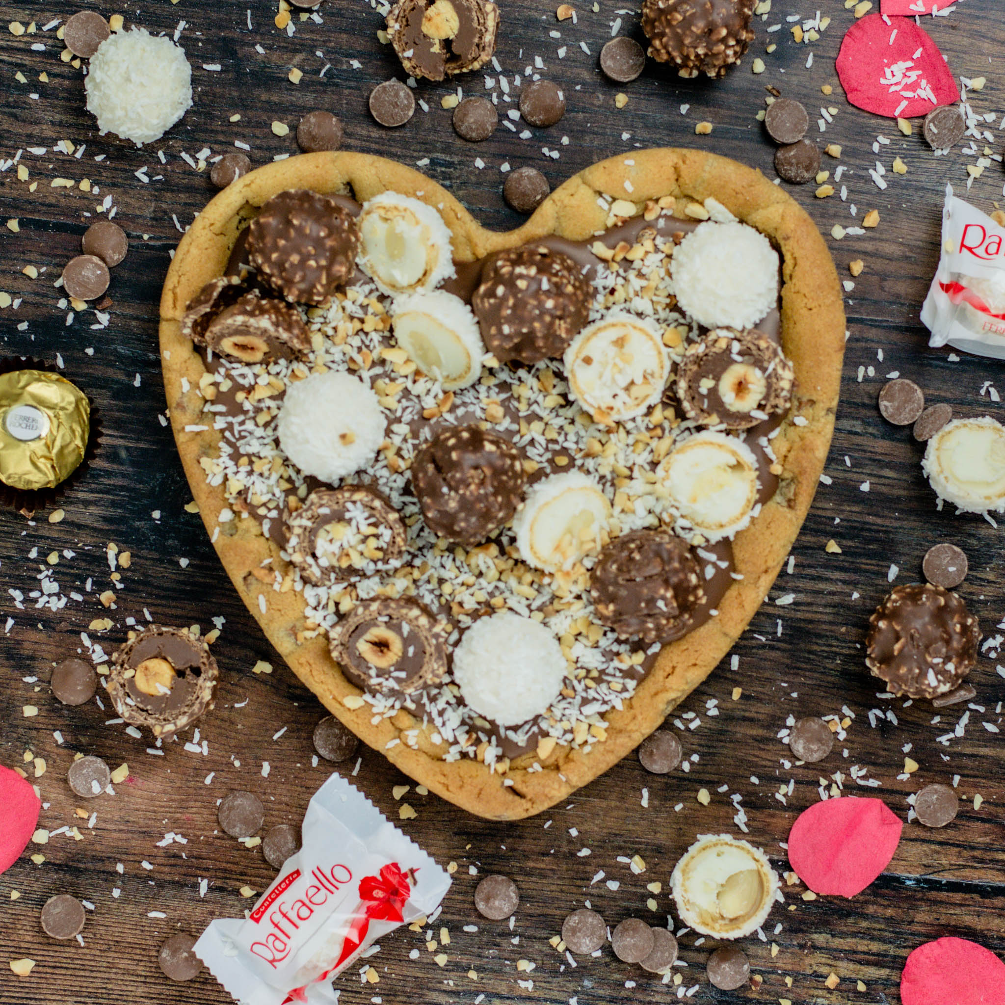 GIANT Ferrero Heart Cookie