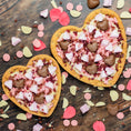 Load image into Gallery viewer, GIANT White Choc & Strawberry Heart Cookie
