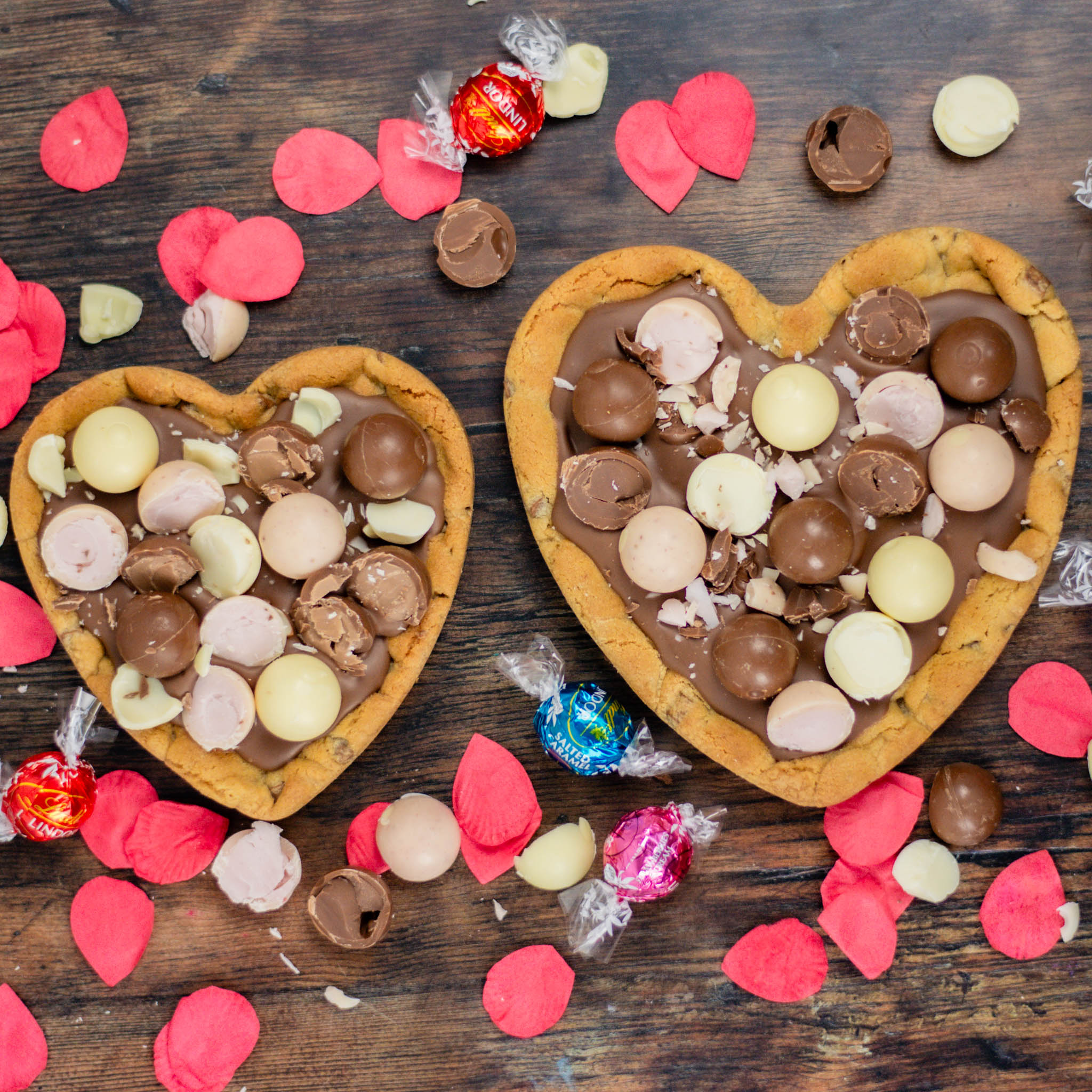 GIANT heart cookies