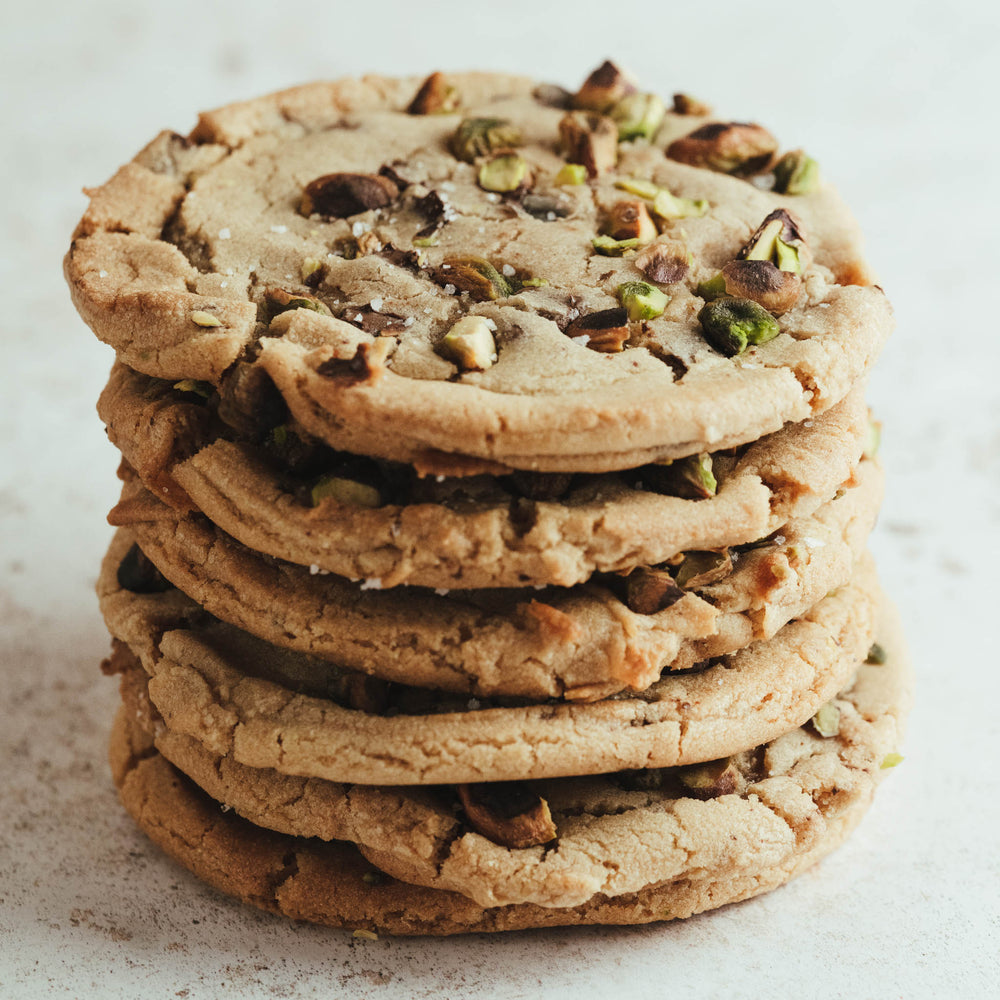 Pistachio, Dark Chocolate and Smoked Sea Salt Cookie